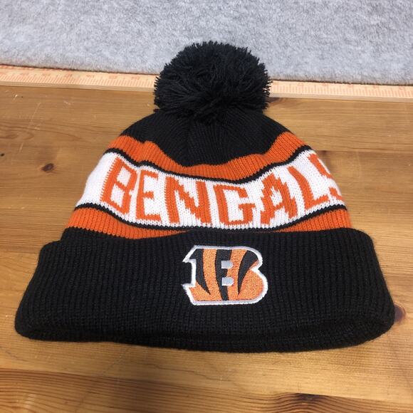 Cincinnati Bengals Knit Winter Beanie NFL Ultra Cap On Field Sideline Fleece Hat - Picture 1 of 7